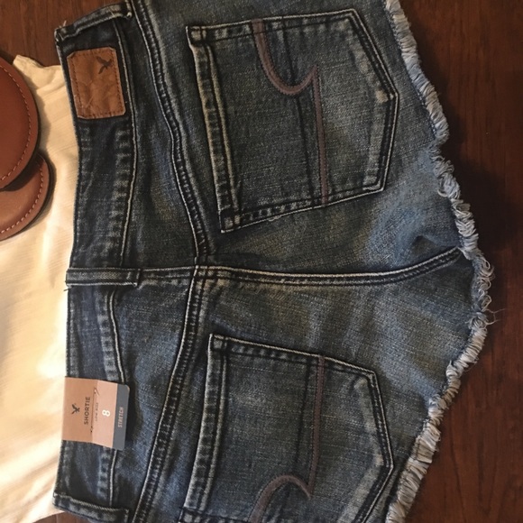 AMERICAN EAGLE SHORTIE SHORTS - Picture 5 of 6